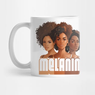 Melanin Beautiful Shades Afrocentric Mug